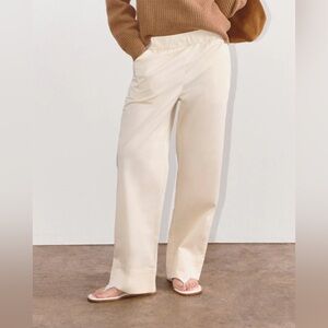 Everlane‎ lightweight cotton breathable silhouette pull-on waistband essential